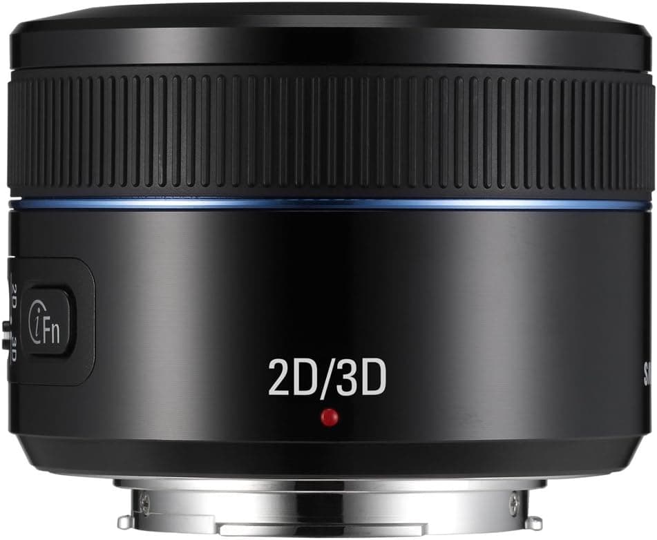 Samsung NX 45mm f/1.8 2D/3D Camera Lens (Black)