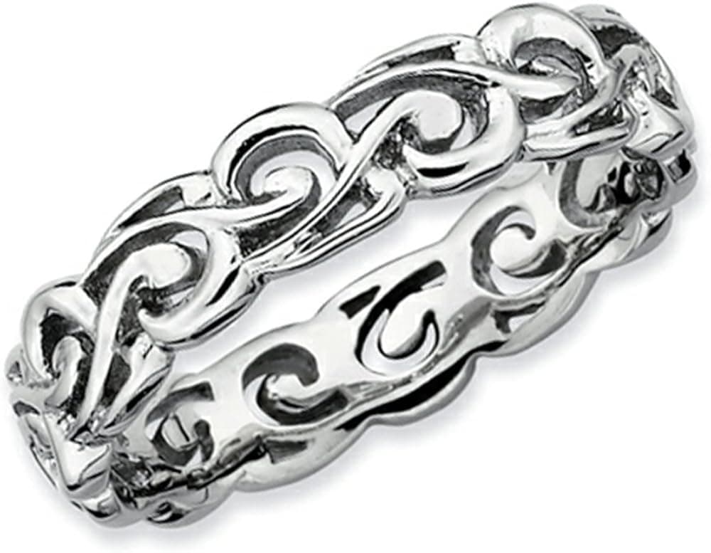Stackable Expressions Sterling Silver Polished Stackable Ring