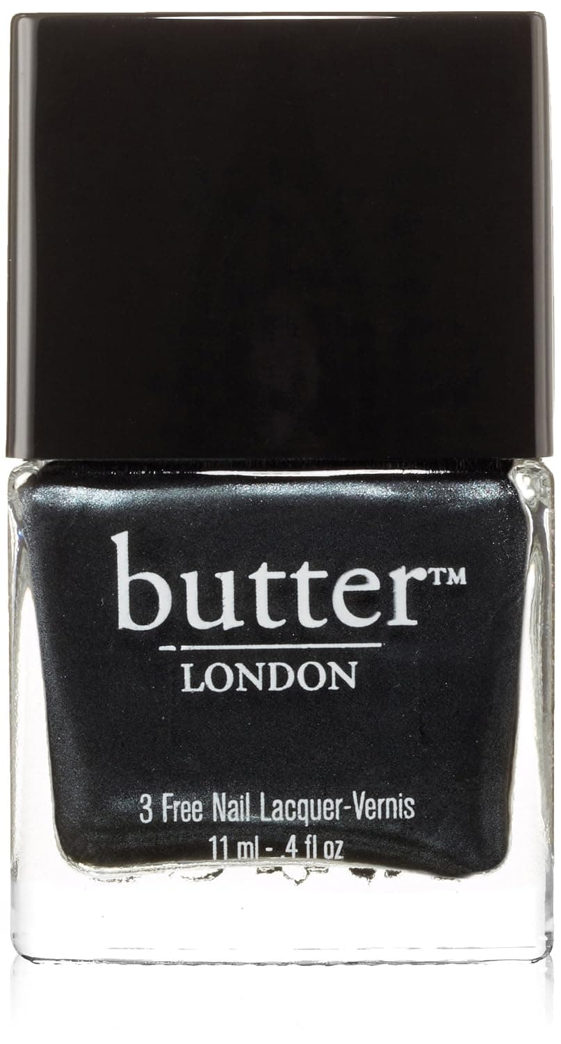 butter LONDON Nail Lacquer, Grey & Silver Shades, Chimney Sweep