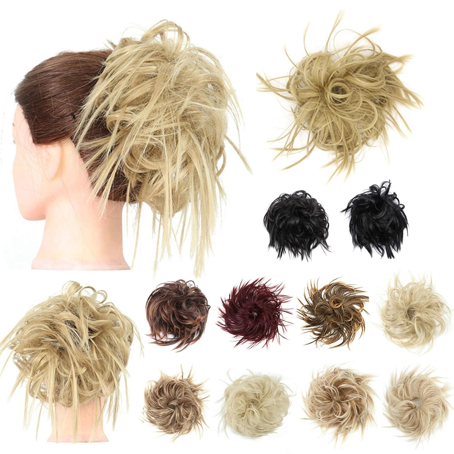 King Style Short Black Layered Cosplay Wig Halloween Costume Wig Hair Short Wigs with Bangs Short Black Wavy Wigs for Women