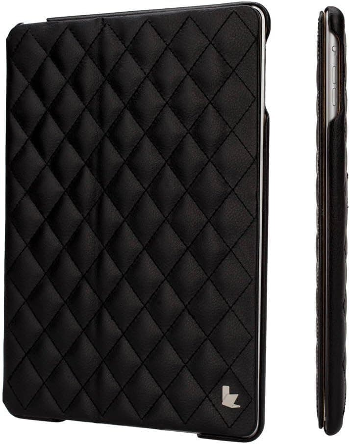 Jisoncase Quilted Premium Leatherette Smart Cover Case for iPad Air (JS-ID5-02H10)