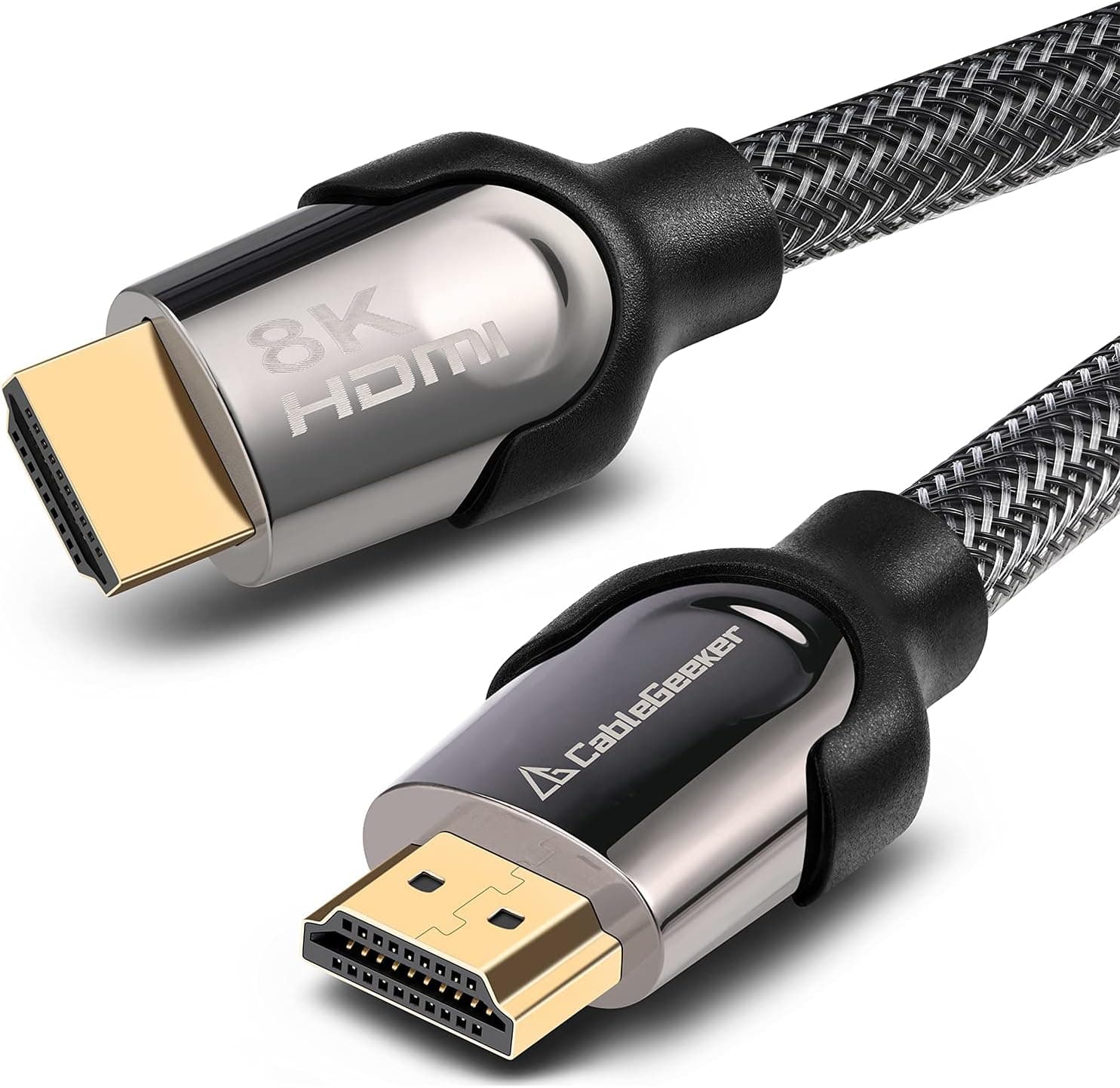 8K HDMI 2.1 Cable, 48Gbps Ultra HD Lead High-Speed Cord, Supports 8K@60Hz, 4K@120Hz, eARC HDR10, HDCP 2.2/2.3 Dolby, 3D, VRR, Compatible with Fire TV/Roku TV/PS5/Xbox/Nintendo Switch and More (17 ft)