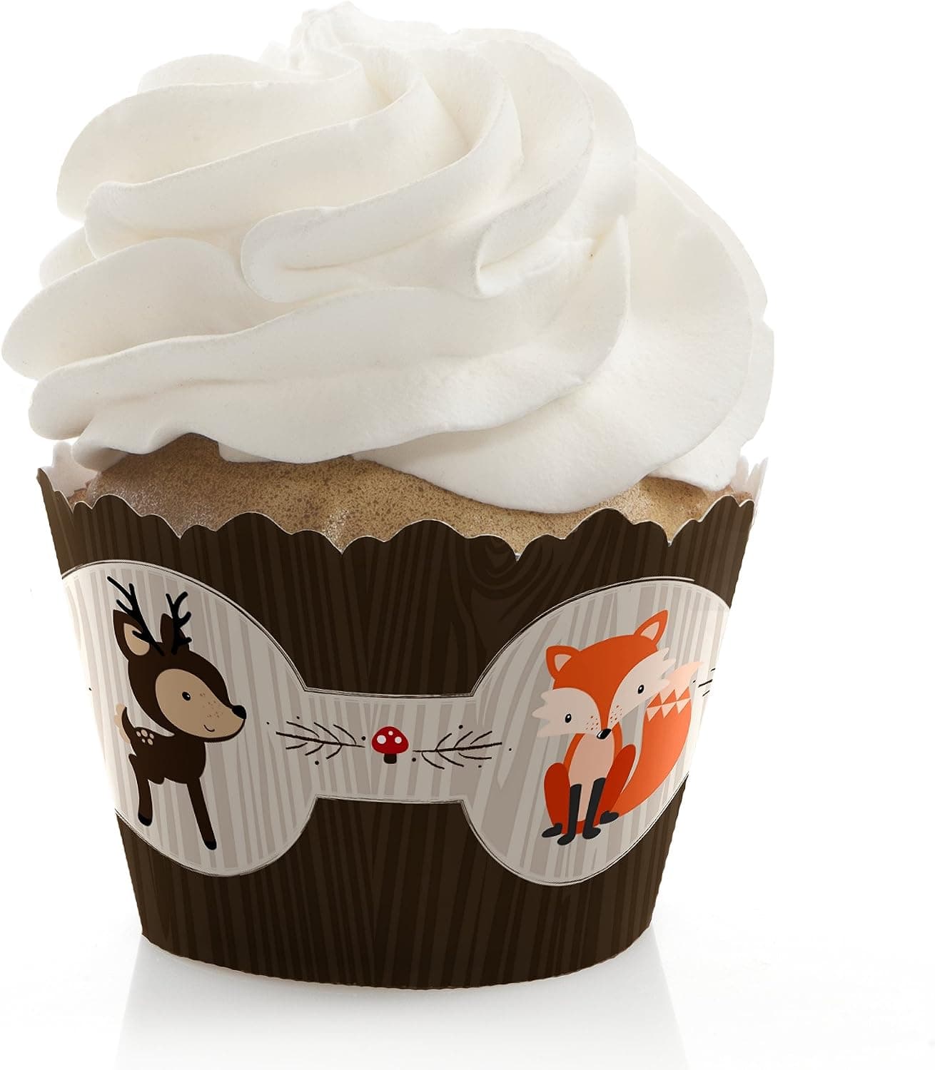 Woodland Creatures - Baby Shower or Birthday Party Decorations - Party Cupcake Wrappers - Set of 12