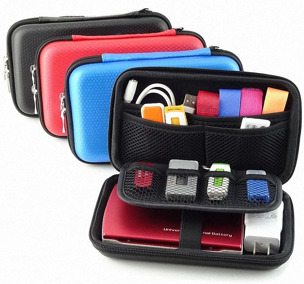 GUANHE Digital Gadget Case Waterproof Memory Card Case Electronics Accessories Case Used For External Hard Drive USB Flash Drives Power Banks