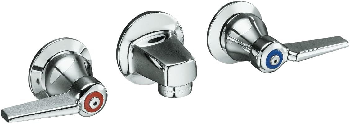 KOHLER K-8046-4A-CP Triton Shelf-Back Lavatory Faucet, Polished Chrome