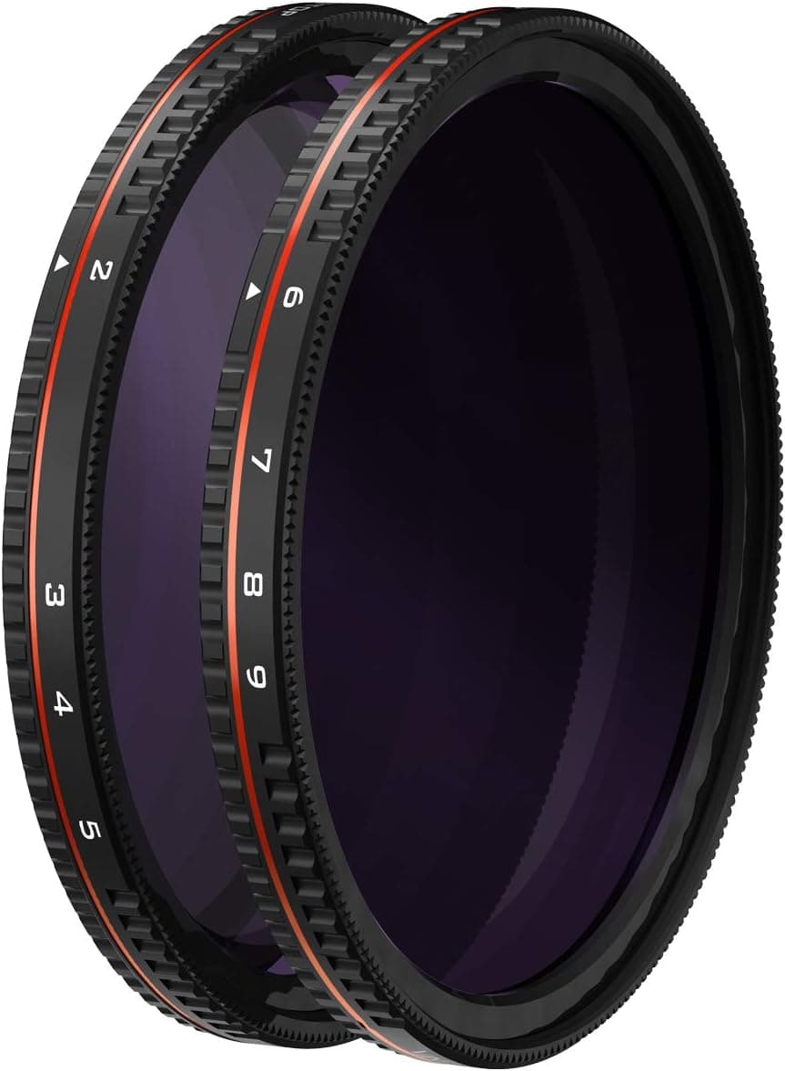 Freewell (Mist Edition) 72mm Threaded Variable ND Filter All Day 2 to 5 Stop & 6 to 9 Stop - 2Pack