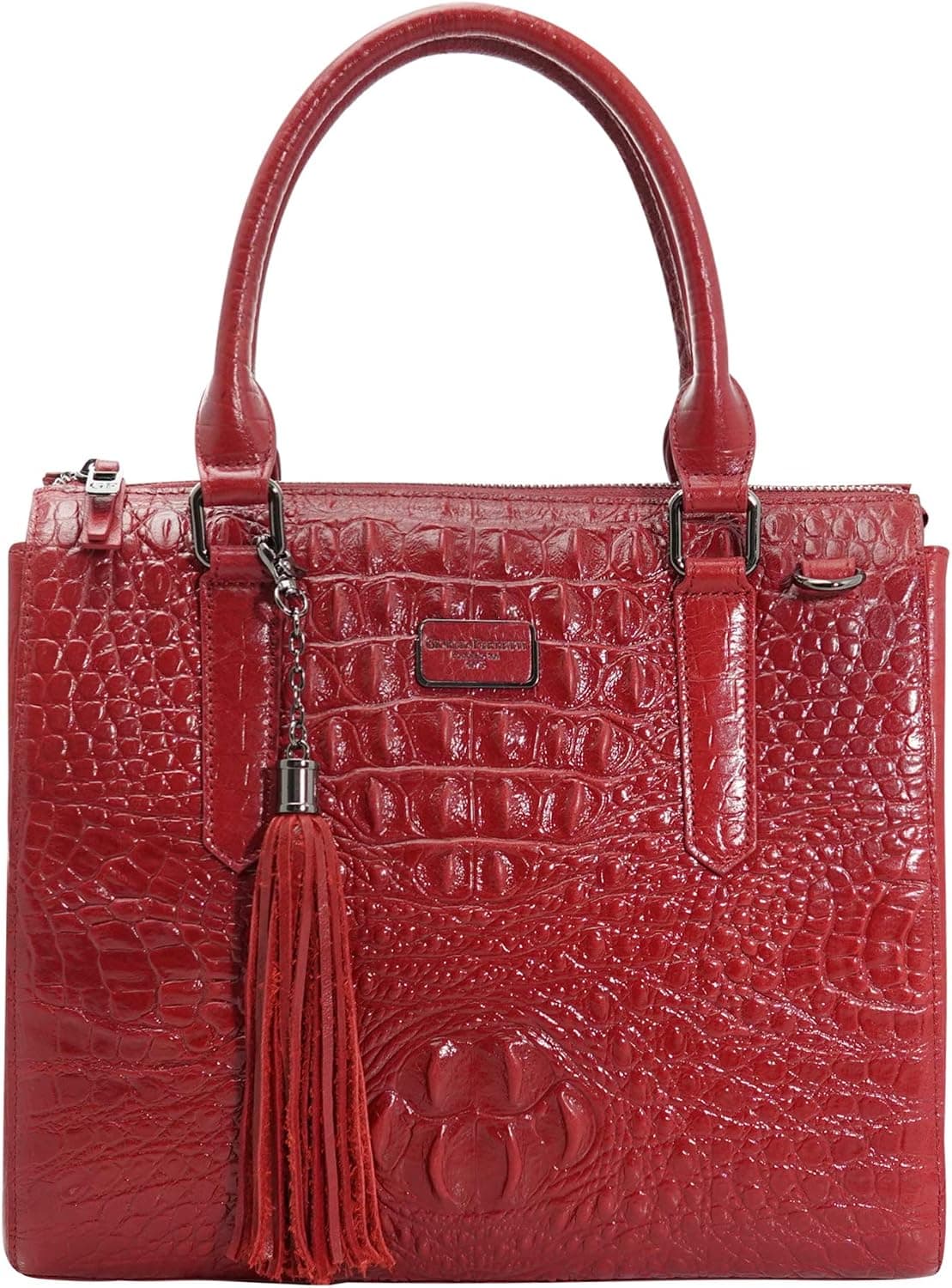 Giorgio Ferretti Excellent Women's Genuine Leather Satchel Handbag Ladies Genuine Leather Satchel Handbag