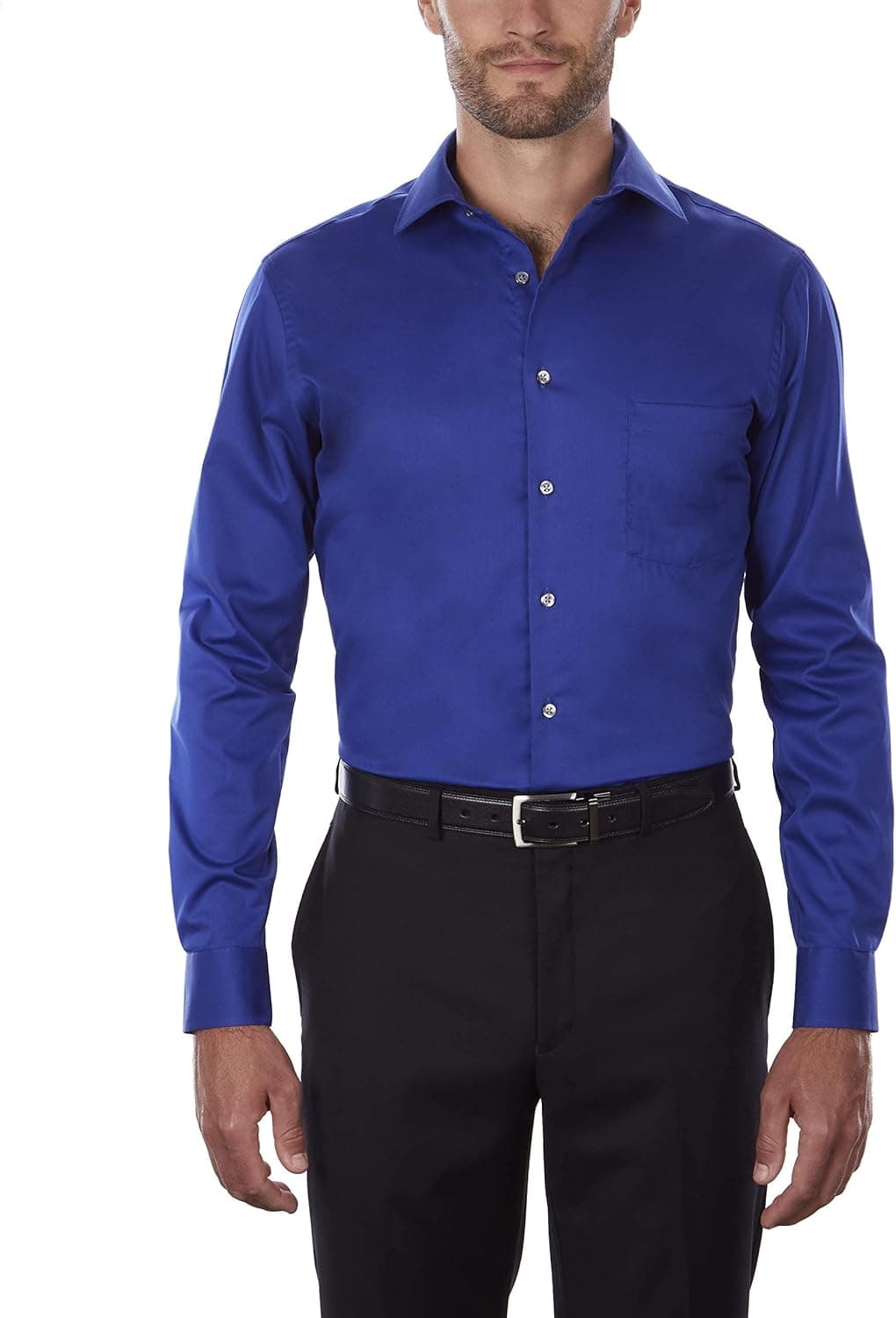 Van Heusen Men's Dress Shirt Flex Regular Fit Solid