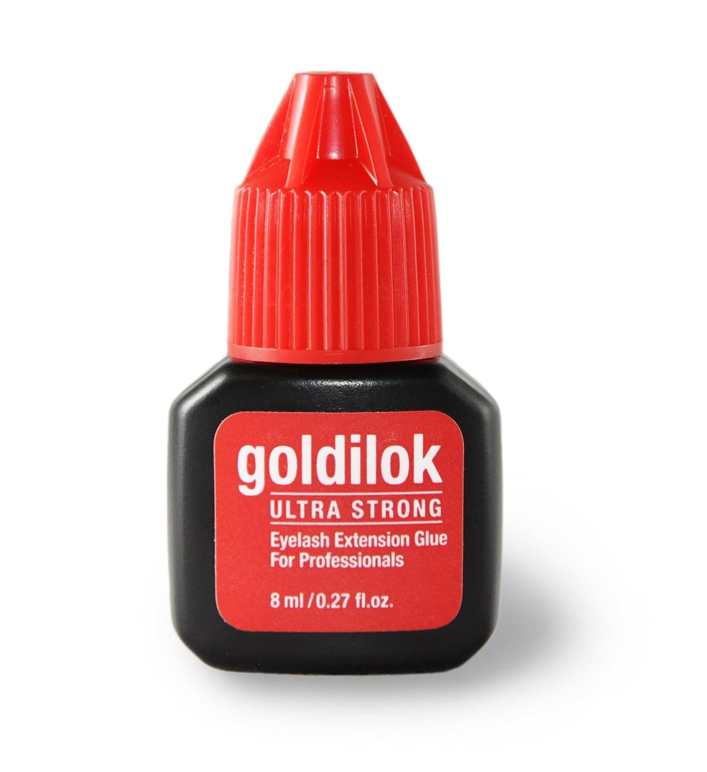 Eyelash Extension Glue Ultra Strong 8ml | Goldilok | Premium Medical Grade | Safe & Super Bonding Power | Fast Drying | Long Lasting | From Korea