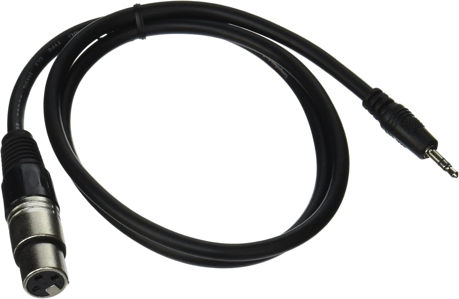 Comprehensive Cable XLRJ-MPS-3EXF Audio Cable, Matte Black