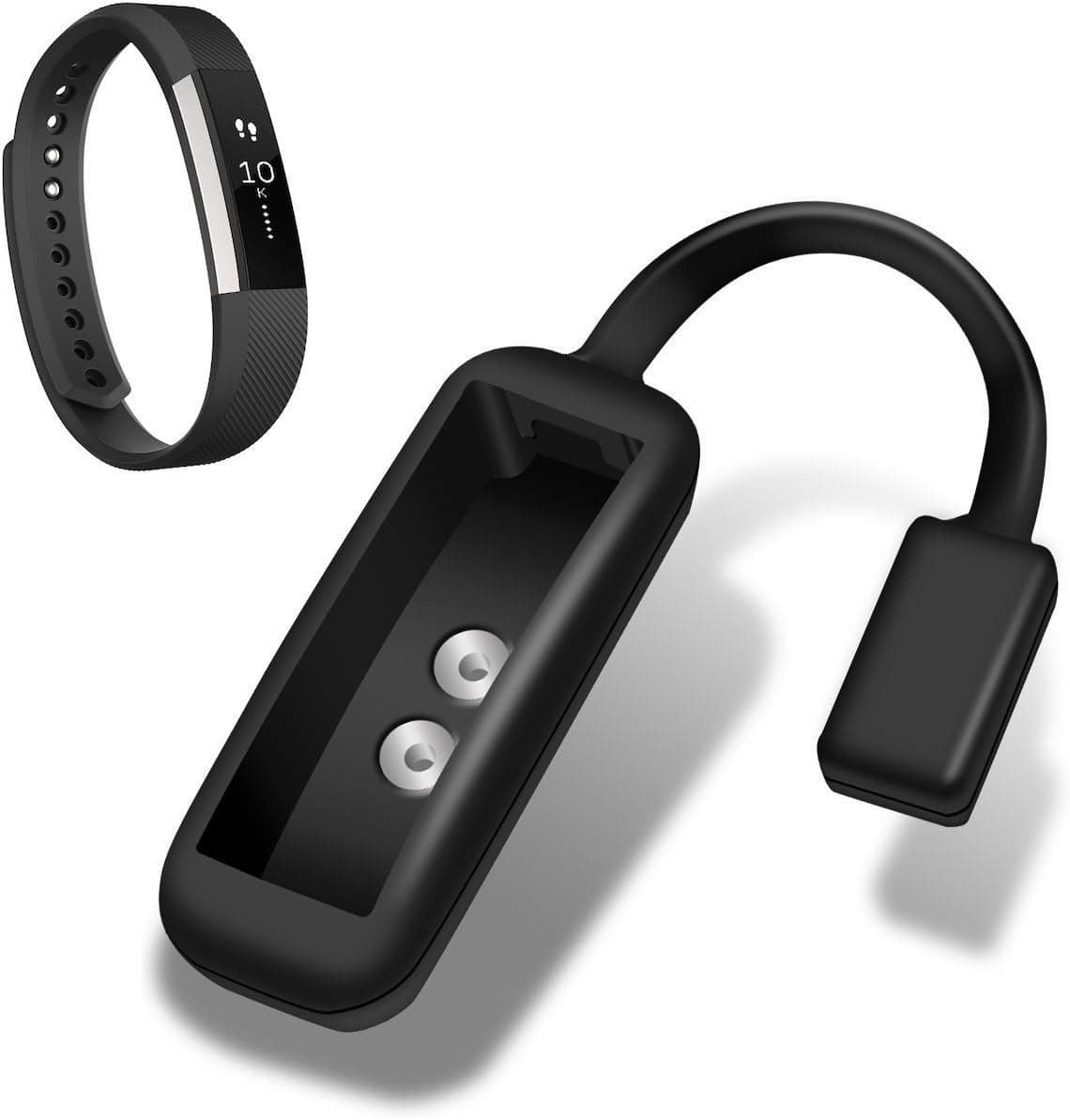 BlueBeach Magnetic Clip Holder for Fitbit Alta Activity Tracker - (Black)