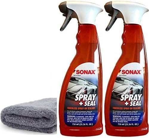 Sonax Spray & Seal (2 Pack & Towel)