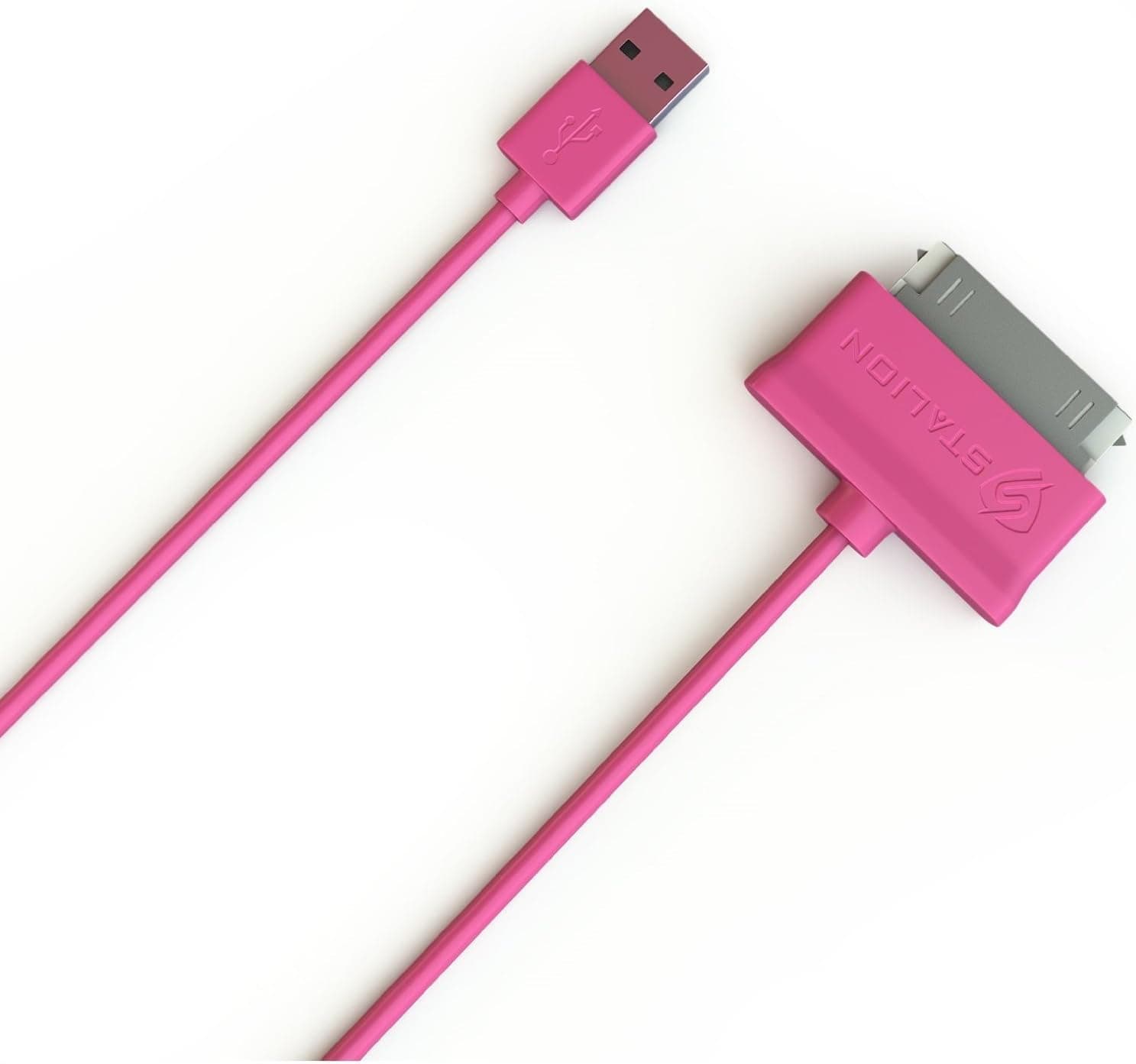 Samsung Tablet Charger : Stalion Stable Galaxy Tab Cable USB & Data Sync (Fuchsia Pink)(Extra Long 10 Feet/3 Meter)(USB 2.0 to 30-Pin) for Tab 7", 7.7", 8.9", 10.1”