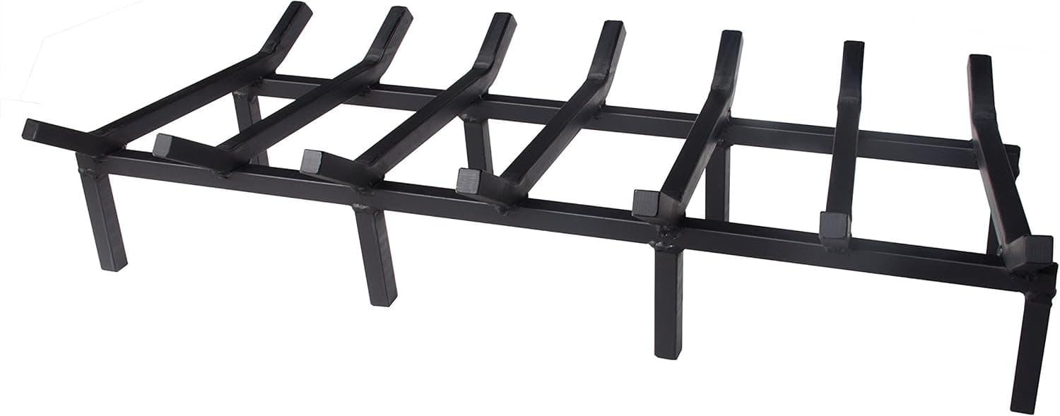 SteelFreak Super Heavy Duty Steel Fireplace Grate - Made in The USA (33 Inch)