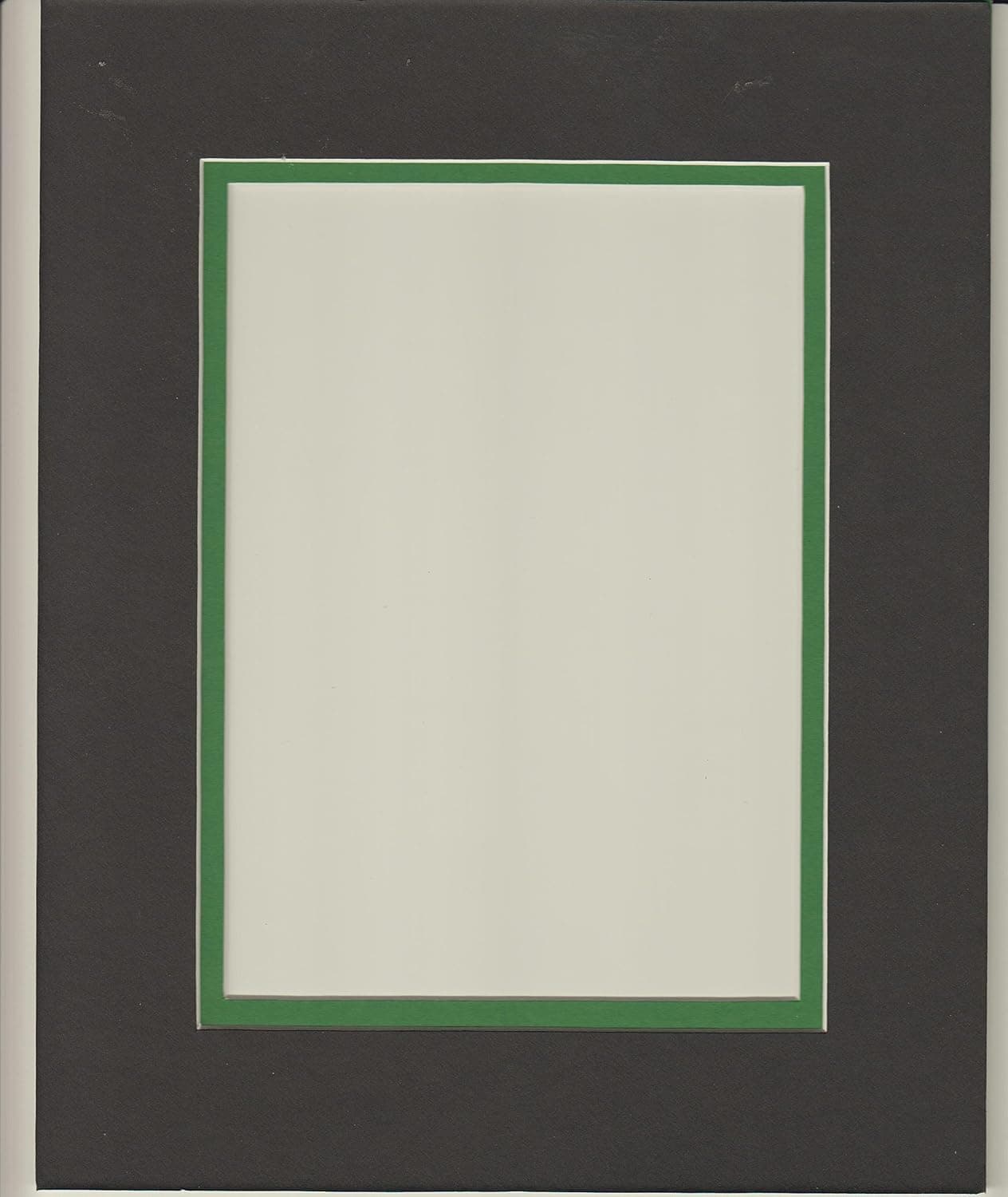 22x28 Black & Bright Green Double Picture Mats or Photography Matting Bevel Cut for 18x24 Pictures