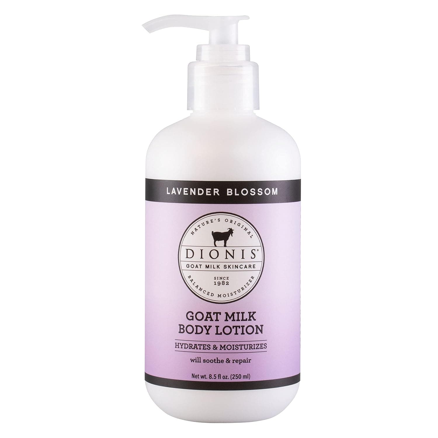 Dionis Goat Milk Skincare Lavender Blossom Scented Body Lotion - Lotion For Hydrating & Moisturizing Dry, Sensitive Skin - Made in The USA - Cruelty Free & Paraben Free Body Lotion with Pump, 8.5 oz