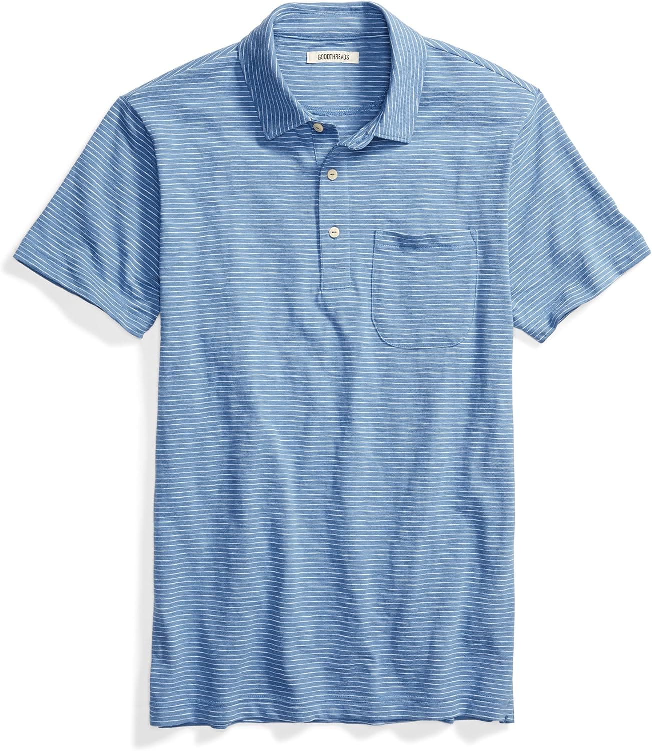Amazon Essentials Men's Lightweight Slub Polo Shirt (Previously Goodthreads)