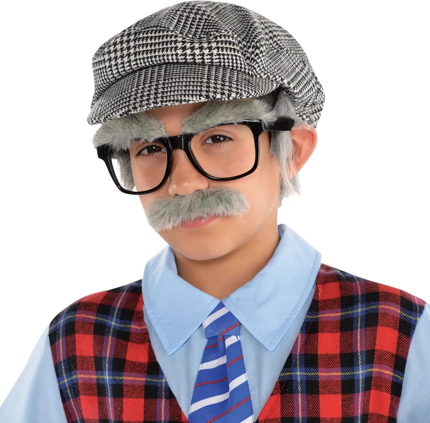 Grandpa Cos tume Kit - Child Standard, Multicolor - 3 Pcs.