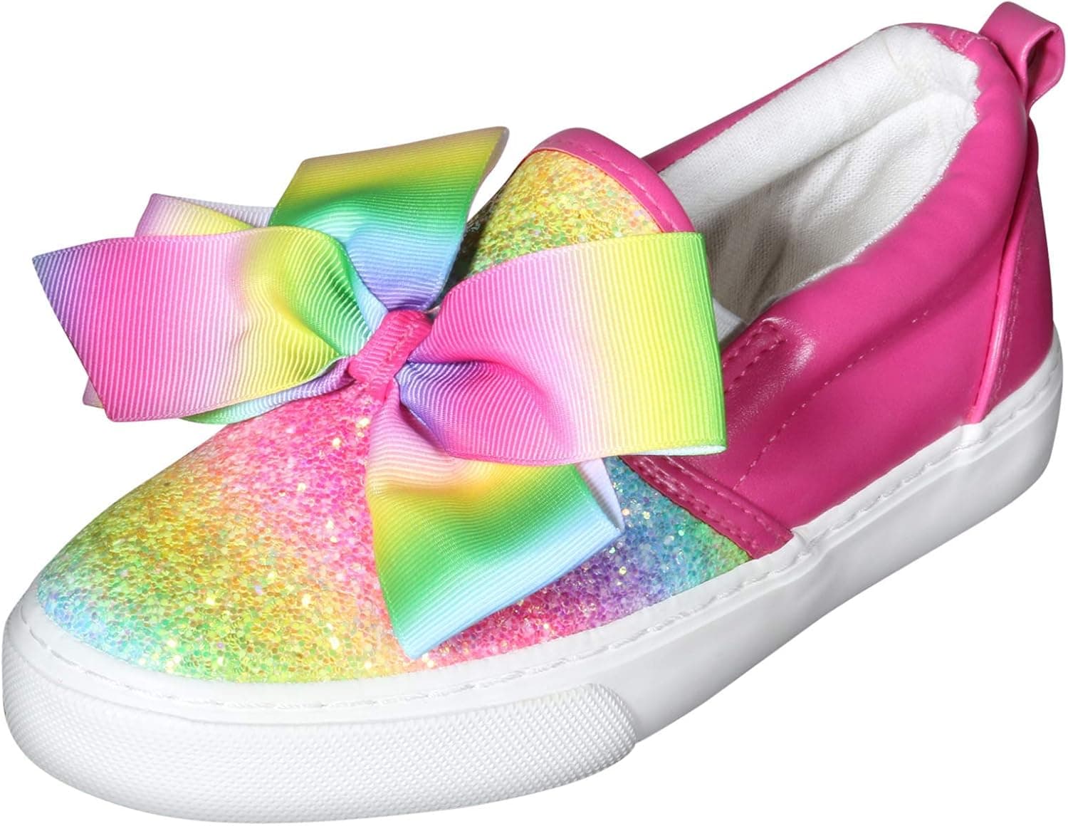 Jojo Siwa Little Girls Slip-On Sneakers - Pink Multi, 1 Youth