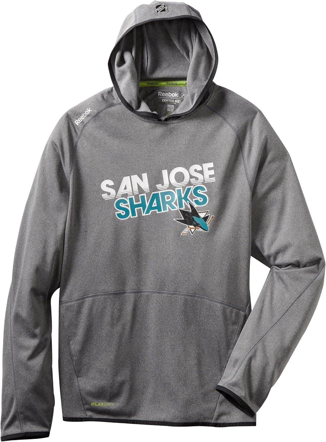 NHL San Jose Sharks Center Ice Travel 'N Training Hoodie