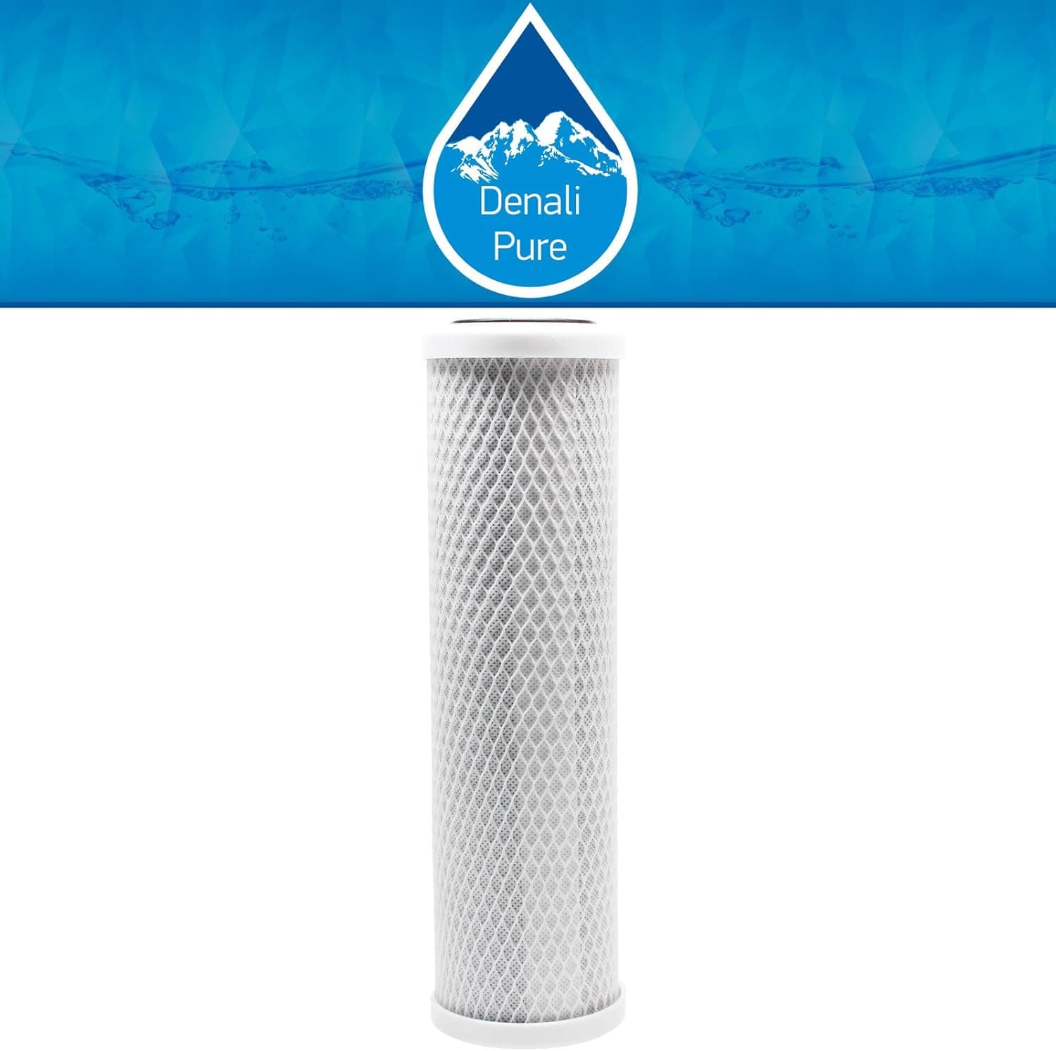 Replacement for Compatible with Home Master Jr TMJrPLUS Activated Carbon Block Filter - Universal 10 inch Filter Compatible with Home Master Jr. PLUS Counter-top Water Filter - Denali Pure Brand