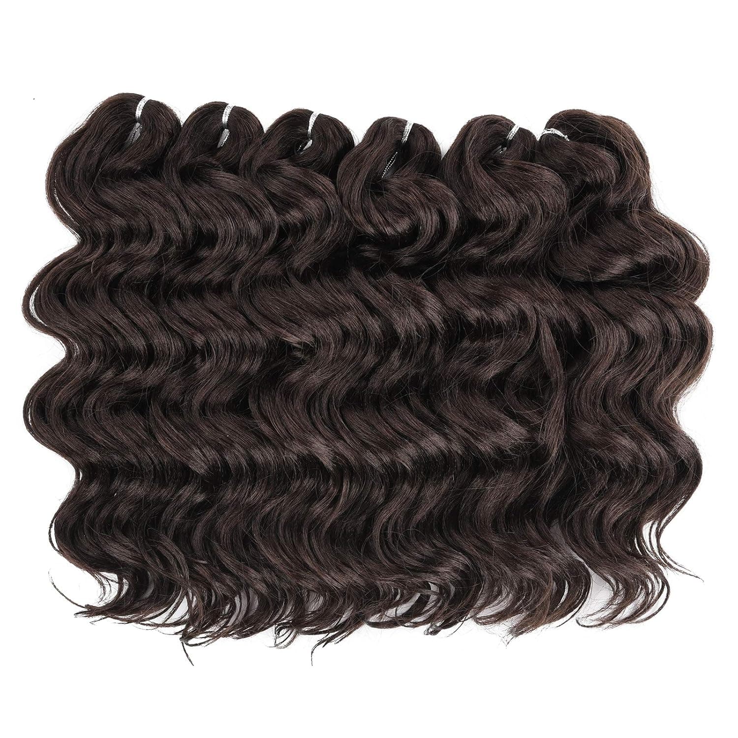 9 inch Ocean wave Crochet Braids braiding hair extension Short Wave Synthetic braids Hair extension(#4,6PCS)