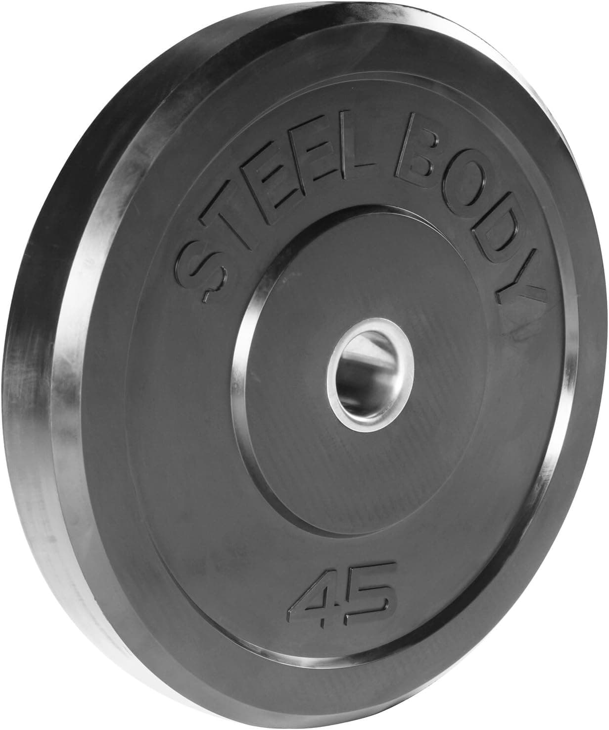 Steelbody Olympic Rubber Bumper Weight Plate - 10 lb. / 25 lb. / 35 lb. / 45 lb. Workout Weights