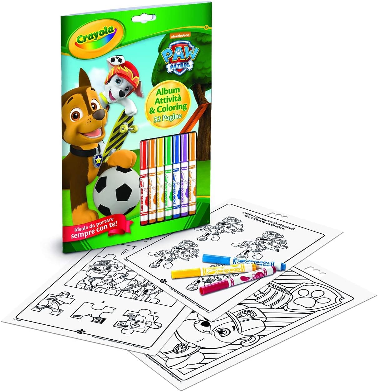 Crayola Paw Patrol Color Wonder, Mess Free Coloring Pages & Markers, Gift, Kids (04-6918)