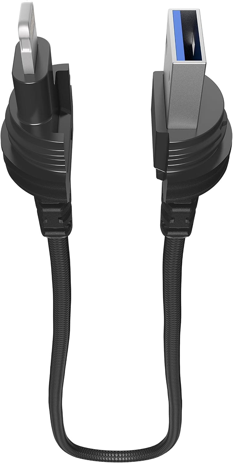 Lifeproof LifeactíV USB A-Lightning Lanyard Cable - Retail Packaging - Black