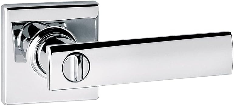 Kwikset Vedani Bed/Bath Lever Lever in Polished Chrome - 97300-787