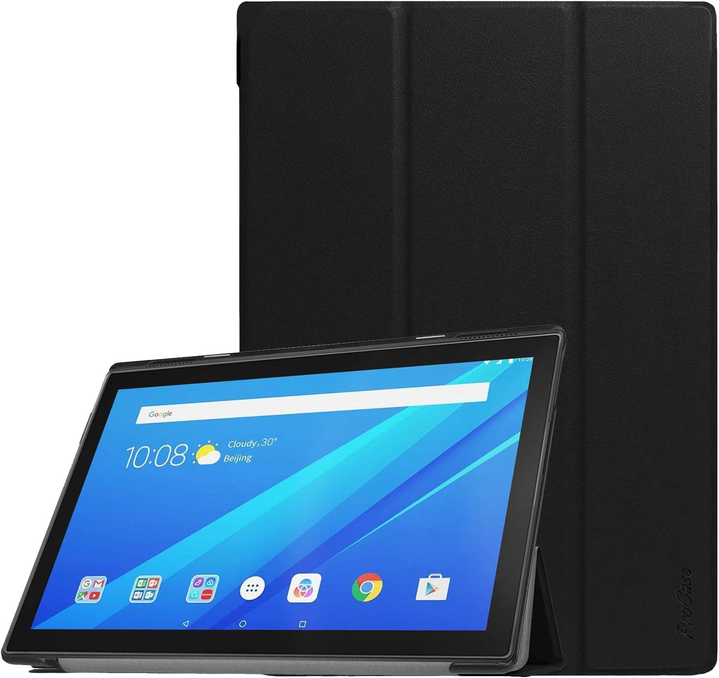 ProCase for Lenovo Tab 4 10 Case, Slim Stand Hard Shell Case Smart Cover for 2017 Lenovo Tab 4 10.1" (Model: TB-X304F/TB-X304N) Android Tablet, with Auto Sleep/Wake -Black