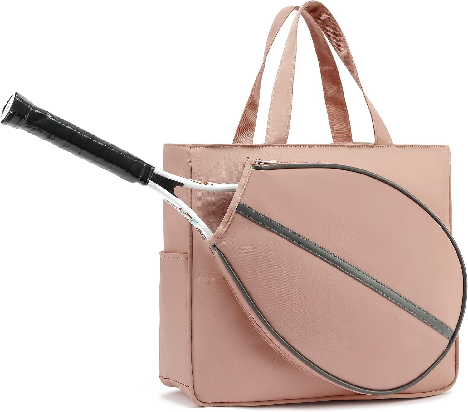 Rejolly Tennis Shoulder Bag for Women Large Water Resistant Tote Handbag for Tennis Racket, Pickleball Paddles, Badminton Racquet