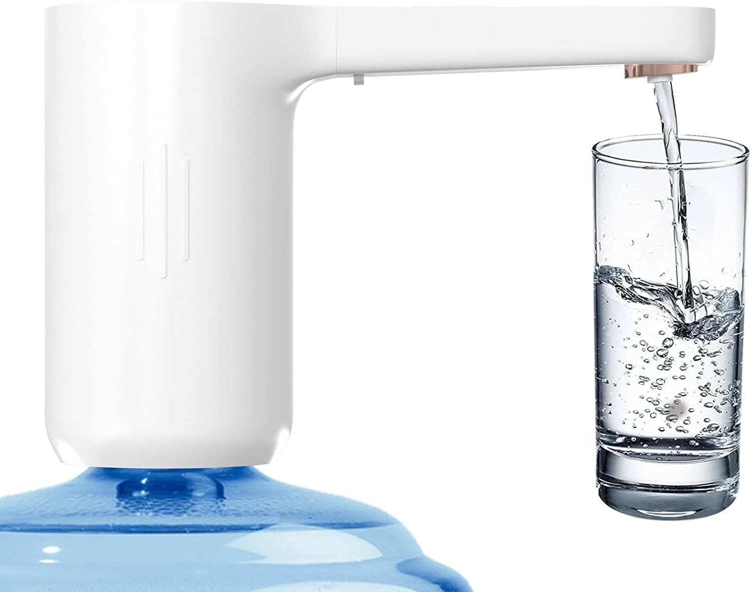 5 Gallon Water Dispenser, LONEASY Portable USB Charging Electric Drinking Water Pump for 5 Gallon Bottle, Automatic Water Jug Dispenser Water Bottle Pump for Home Kitchen Office Camping