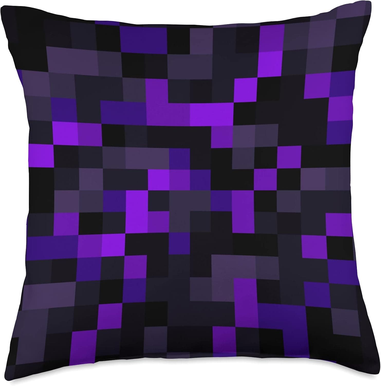 TopsandthePops Crying Block 64 Gaming Design 32 bit Pixelated Throw Pillow, 18x18, Multicolor