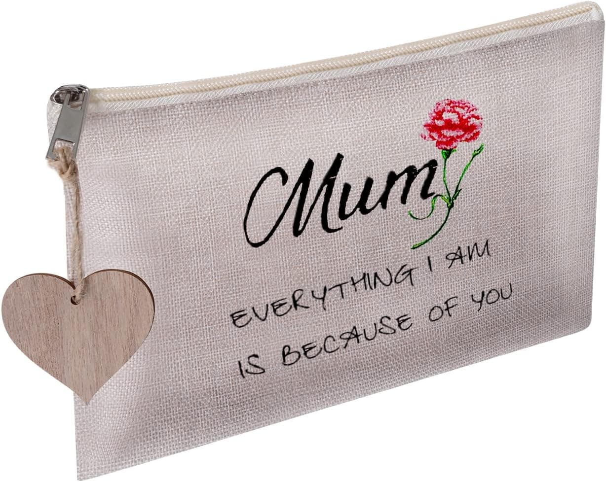 Easozoom Mom Gift, Makeup Bag, Cosmetic Bags for Women - Makeup Travel Case, Makeup Organizer, Bag Gift,Thanksgiving Gifts for Mom from Daughter, Mothers Day Birthday Gifts for Mom
