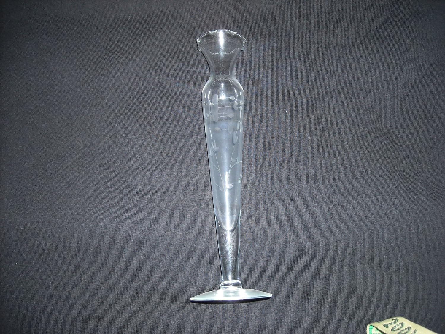 Princess House Crystal Heritage Design Bud Vase