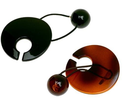 Vidal Sassoon VS12021 Round Ponytailers with Ball Clasp, 2-Count Packages (Pack of 10)