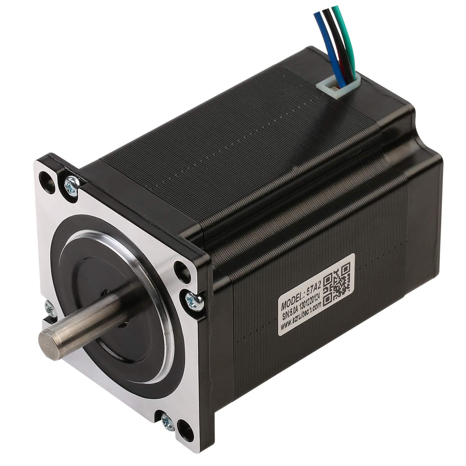 RTELLIGENT Nema 23 Stepper Motor 2.2Nm 4.0A 4-Lead 57x80mm 8mm Shaft 1.8Deg Digital Step Stepping Motor for 3D Printer/Laser/CNC Machine