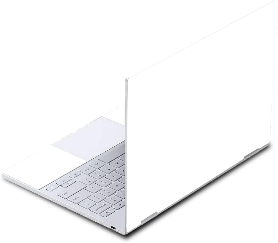 MightySkins Skin Compatible with Google Pixelbook - Solid White | Protective, Durable, and Unique Vinyl Decal wrap Cover | Easy to Apply, Remove, and Change Styles | Made in The USA