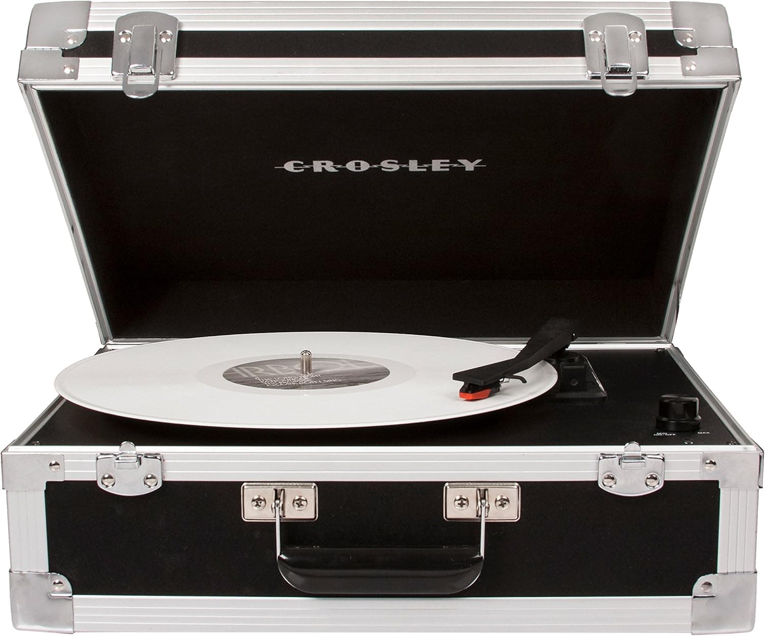 Crosley CR6251A-BK Bound Portable Turntable with Bluetooth Input, Black