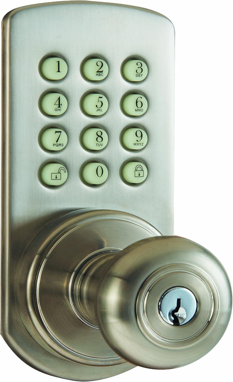 Morning Industry PAKK-01SN Keypad Knob Entry, Satin Nickel