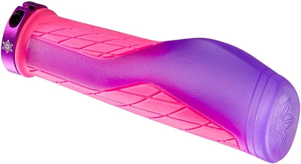 Supacaz Kush Ergo Handlebar Grips - Neon Pink & Neon Purple - KE-05