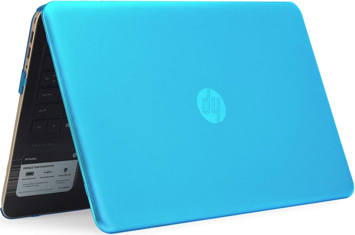 mCover Case Compatible for 2018-2019 15.6" HP Pavilion 15-CSxxxx / 15-CWxxxx Series Notebook PC ONLY ( NOT Fitting Any Other HP Models ) - Aqua
