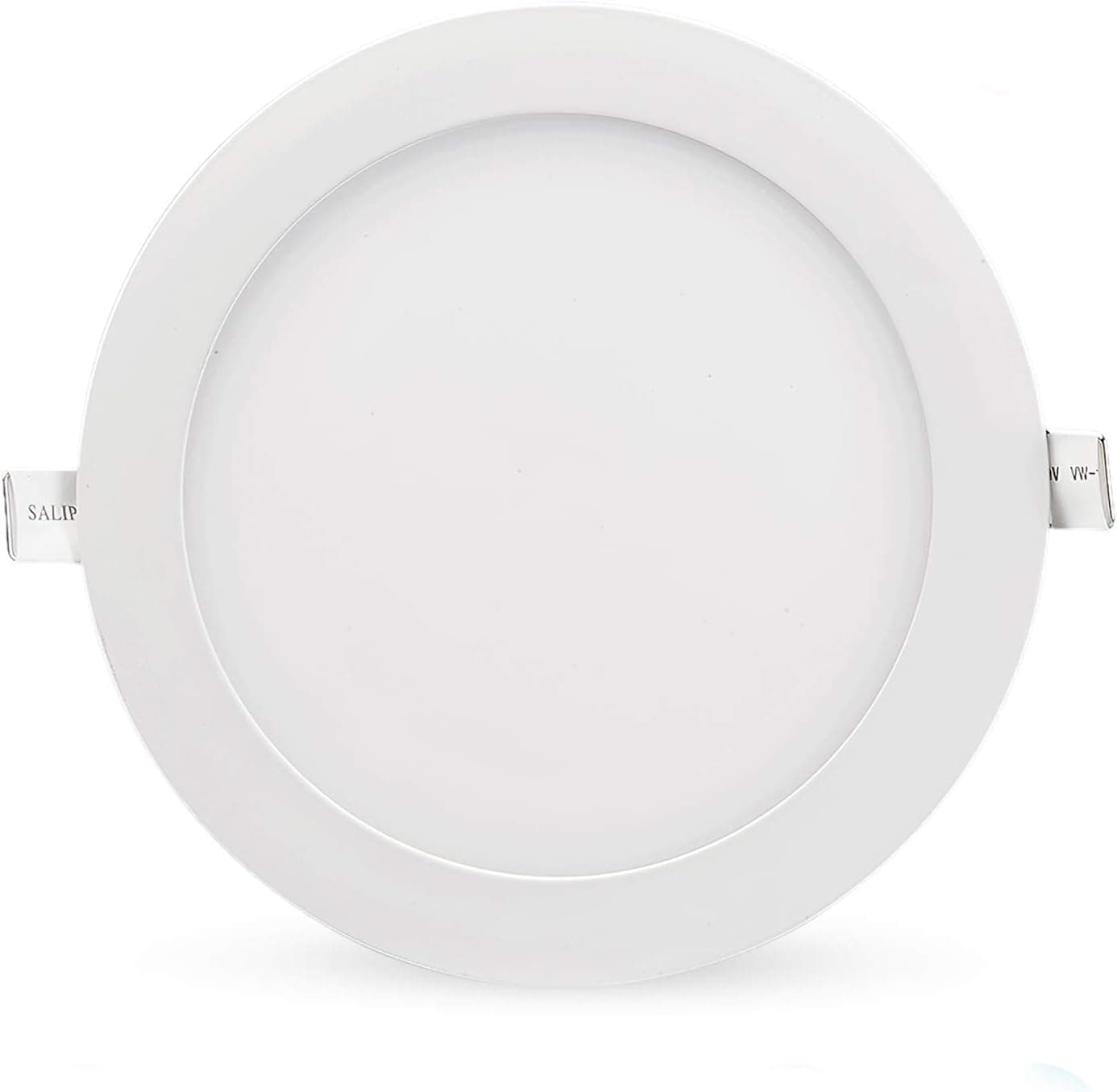 2 Pack 15W 7-inch Ultra-Thin Round LED Flush Mount Ceiling Light, Blinwey 6000K (Daylight White) Recessed Panel Down Light Lamp for Home, Office, Commercial Lighting