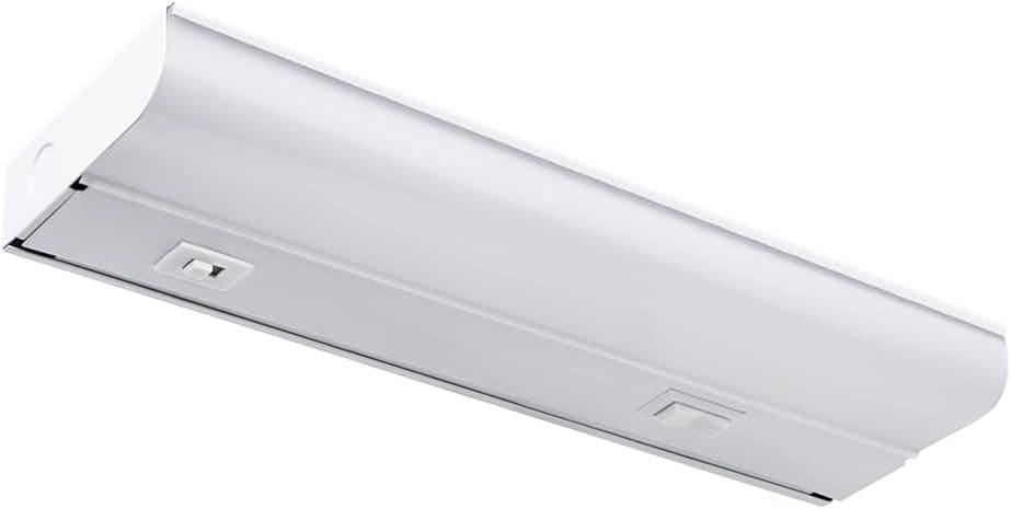 Maxxima 12 in. LED Under Cabinet Light, Hardwired, 300 Lumens, 3 CCT 3000K/4000K/5000K, White, On/Off Switch