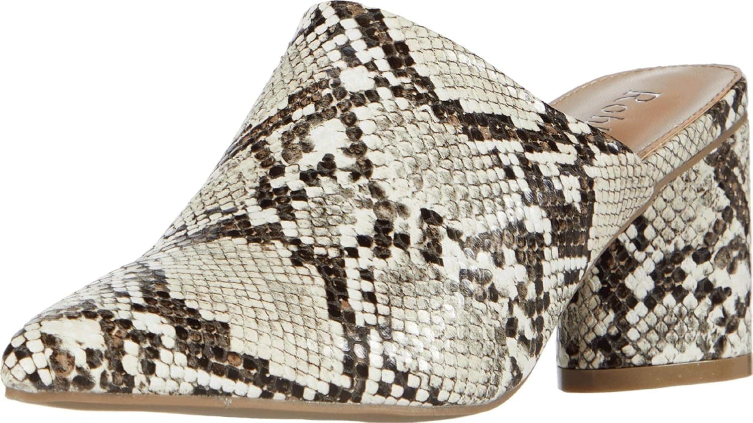 Rohb by Joyce Azria Willow Pointed Toe Block Heel Women’s Slip On Backless Boot Mule/Clog