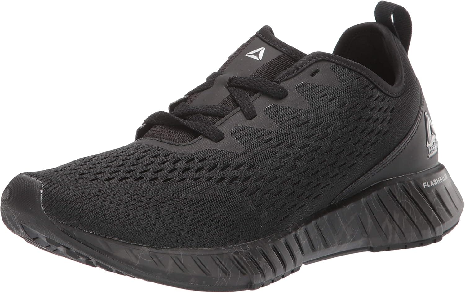 Reebok Women's FLASHFILM, Black/White/Cold Grey/Silver, 5.5 M US