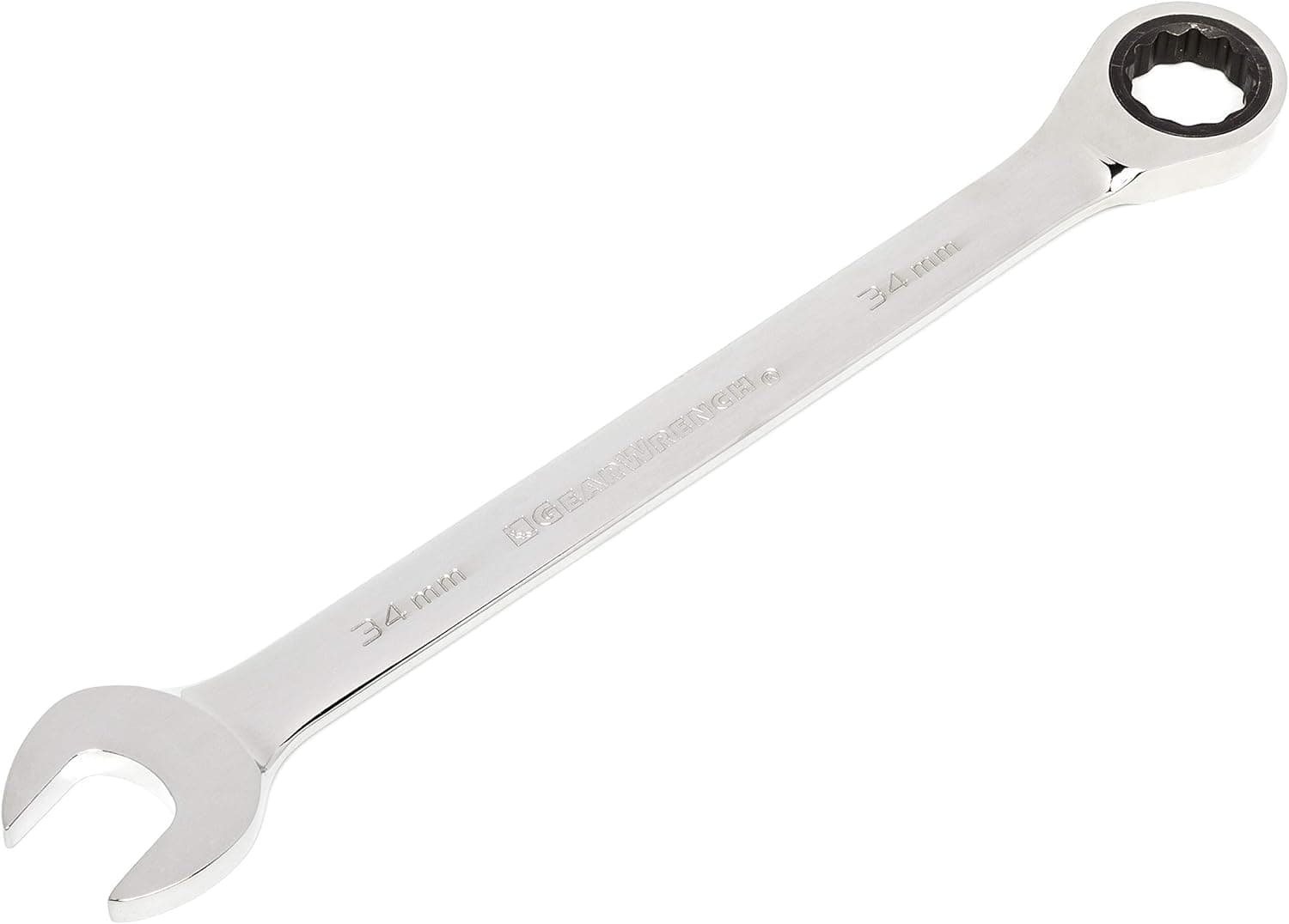 GEARWRENCH 34mm 12 Point Ratcheting Combination Wrench - 9134D