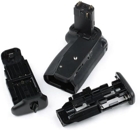 Meike® Vertical Multi-Power Canon BG-E13 Battery Grip for Canon EOS 6D w/ Two LP-E6 Lithium Ion Batteries
