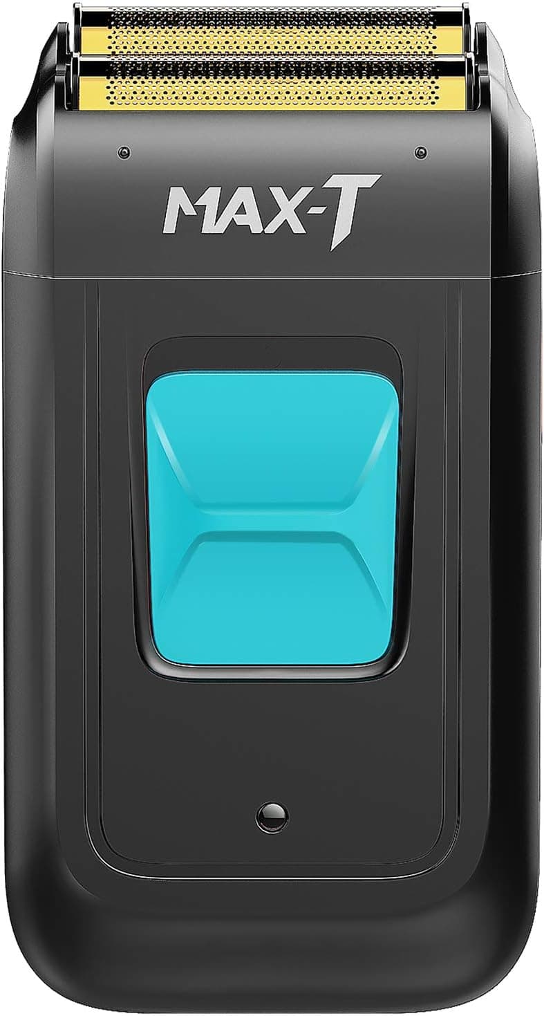 MAX-T Cord and Cordless Foil Shaver Lithium Titanium Electric Razor for Best Worldwide Travel Gift
